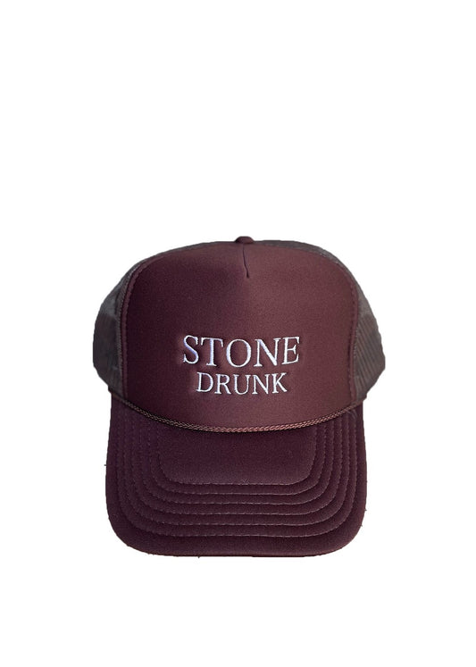 STONE DRUNK MESH CAP　BROWN
